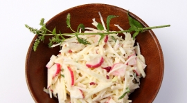 Thumbnail image for German Kohlrabi-Apple-Radish Salad