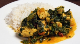 Thumbnail image for Indian Spiced Chicken with Spinach