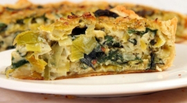 Thumbnail image for Leek and Red Chard Tart