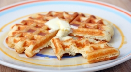 Thumbnail image for Nico’s Favorite Yeast Waffles