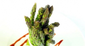 Thumbnail image for Pomegranate Vinaigrette on Roasted Asparagus