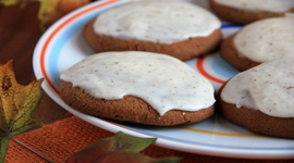 Thumbnail image for Pumpkin Cookies with Browned Butter Frosting