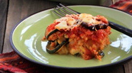 Thumbnail image for Roasted Veggie Rice Bake