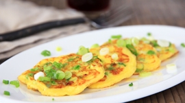 Thumbnail image for Springy Pea Cakes