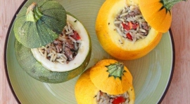 Thumbnail image for Stuffed Round Zucchini and Squash