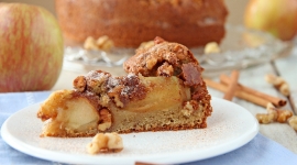 Thumbnail image for Walnut Apple Cake (gluten free)