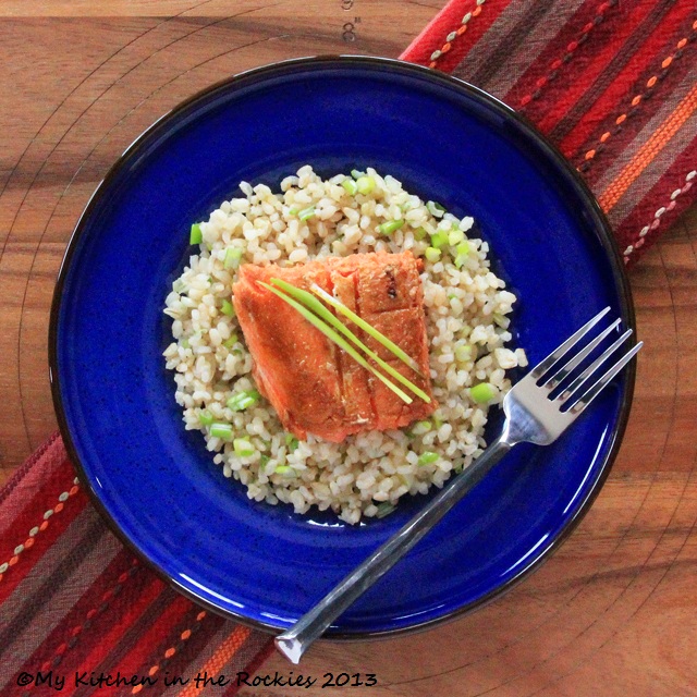 Thai Red Curry Salmon & Coconut Brown Rice 