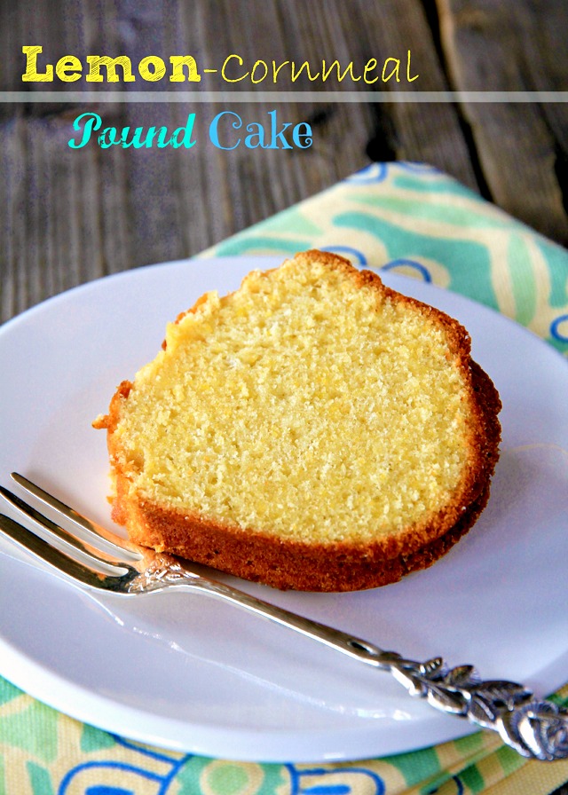 Lemon-Cornmeal Pound Cake