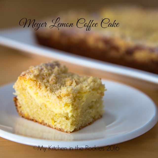 Meyer Lemon Coffee Cake